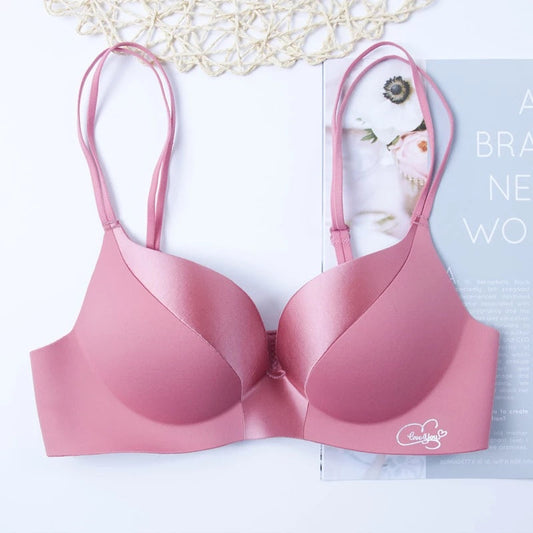 Push Up Bra Sexy, Comfortable Lingerie for Women Pack of 5 Supportive, Solid Color Bra