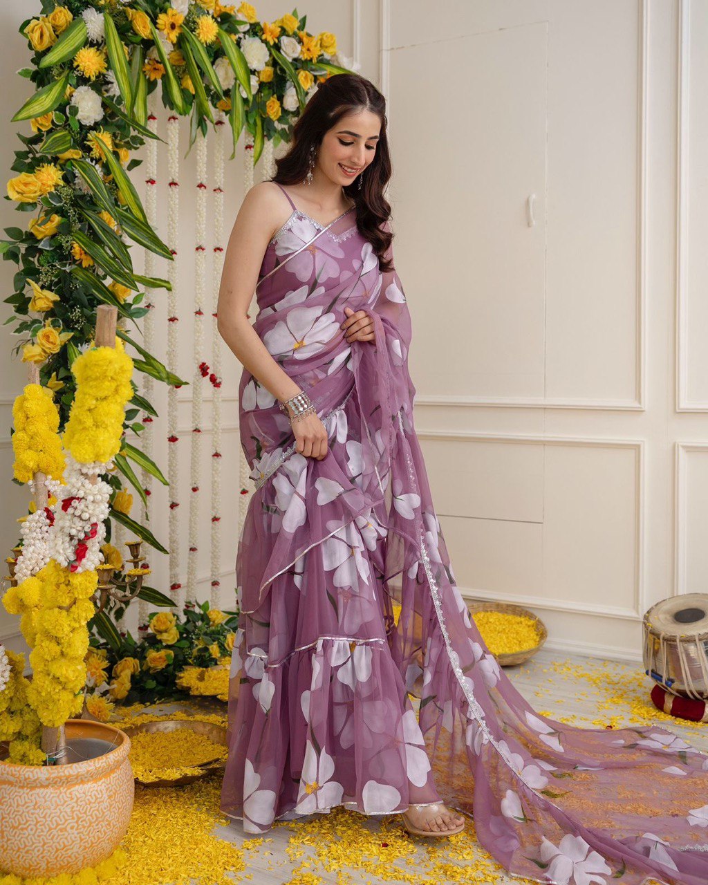 Experience Modern Elegance Exclusive Lehenga Saree Designs